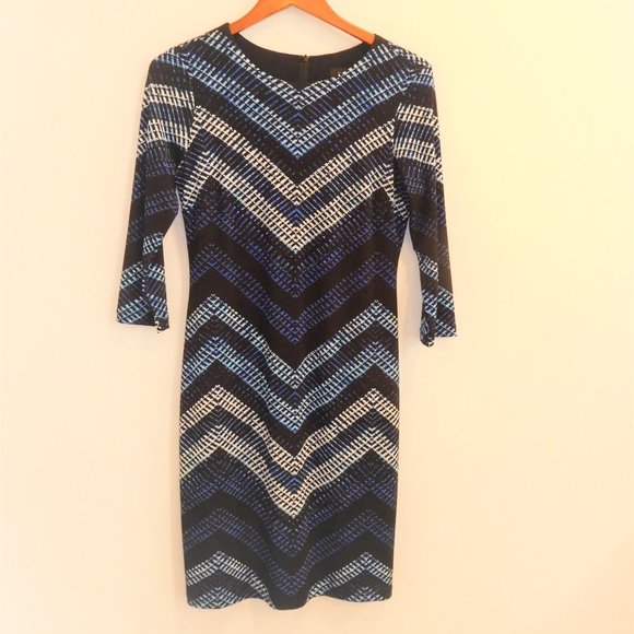 Chevron Print Dress - Picture 3 of 5